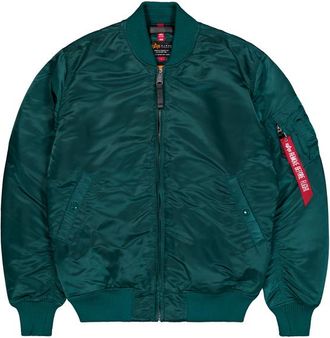 Alpha Industries Alpha Industries Mens MA-1 VF 59 Long - Green - Size X-Large