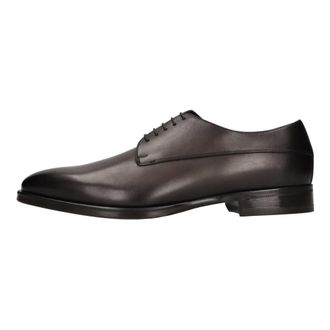 Doucal's Leren Veterschoenen - Heren - Nette schoenen - Bruin - 41 EU - Leer - Schoenen
