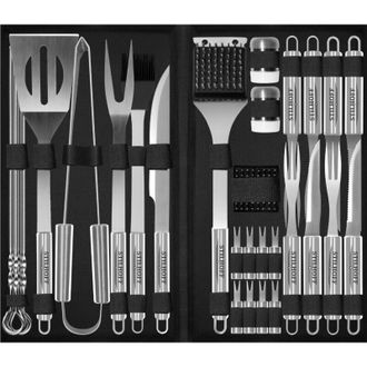 OEM Juego De Cubiertos Stilhoff Bbq Grill Accesorios 34 Piezas 33 + Estuche