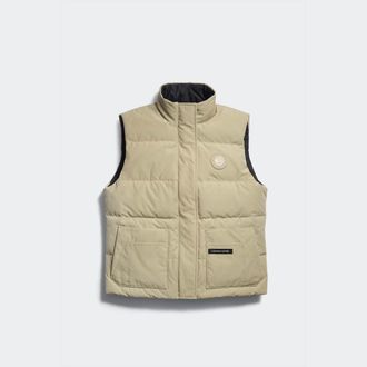 Canada Goose Legacy Freestyle Vest Tonal Disc (Women, Military Tan, L)