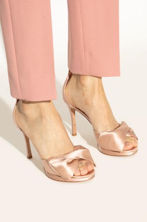 Kate Spade New York Satin High-heeled Sandals, Womens, Pink