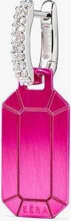 Eéra 18K White Gold Small Tokyo Diamond Earring - Womens - 18kt White Gold/Enamel