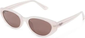 Ray-Ban Rb 4457D 678673 Zonnebrillen - unisex - Zonnebrillen - Wit - 55 MM - Accessoires