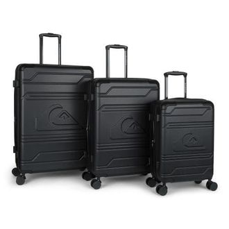 Quiksilver Rincon Suitcases PC Hardside Expandable Luggage with Spinner Wheels, 3-Piece Set in Black at Nordstrom