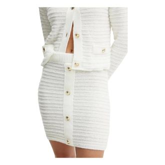 Simona Corsellini Falda L&aacute;piz Mini - Skirts - Mujer - Beige - XS
