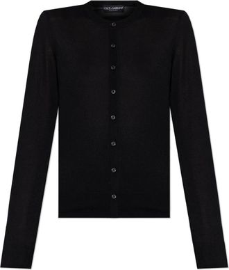 Dolce & Gabbana Kasjmier Vest - Dames - Cashmere truien - Zwart - XS - Kasjmier - Truien & Vesten