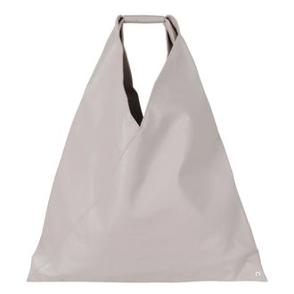 Maison Margiela Klassieke Japanse handtas - Dames - Tassen - Beige - Maat: ONE Size Zijde