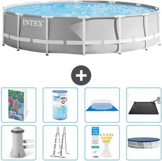 Intex Piscina Prism Frame Redonda - 427x107 Cm - 9-piezas S619