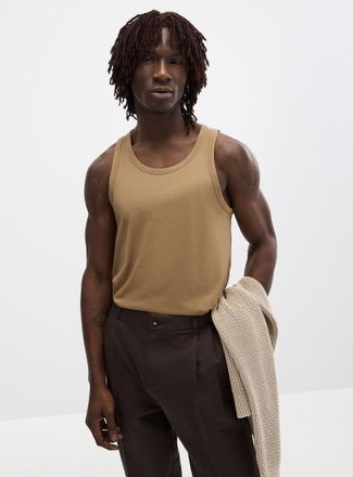 Le 31 Mens 100% organic cotton Tank Top Standard fit