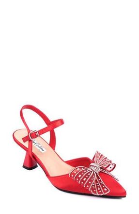 Lady Couture Leslie Pointed Toe Pump in Red at Nordstrom Rack, Size 12