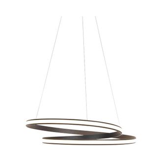 QAZQA Modern Pendant Light Black 74 cm Incl. led - Rowan