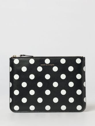 Comme Des Gar&ccedil;ons Polka Dot Leather Pouch