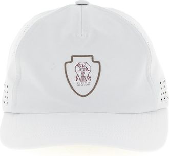 Brunello Cucinelli White Logo Baseball Hat