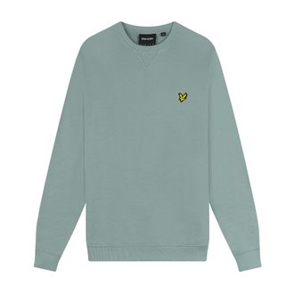Lyle & Scott Sweatshirts, male, Blue, Size: XL Mid Layers Crew Neck Sweatshirt