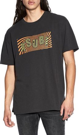 Ksubi Oversize Spiral Biggie Graphic Tee in Black at Nordstrom, Size Small