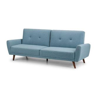 Julian Bowen Monza Sofa Bed Blue - Julian Bowen | TJ Hughes