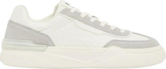 A|X Armani Exchange Sneakers met su&egrave;de details - Heren - Sneakers - Wit - 45 EU - Su&egrave;de - Schoenen