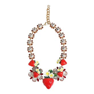 Dolce & Gabbana Necklaces, female, Yellow, Size: ONE SIZE Charm Necklace