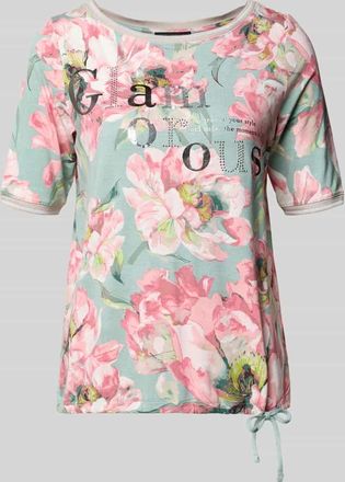 Betty Barclay T-Shirt aus Viskose-Elasthan-Mix mit Statement-Print in Rose, Gr&ouml;&szlig;e 36