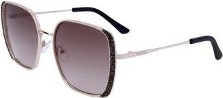 Guess Brown Gradient Square Ladies Sunglasses GF6175 32F 56