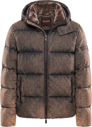 Moorer Raul Giacca Imbottita - - Jackets - Uomo - Beige - XL