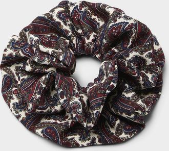 Simons Womens Paisley double scrunchie