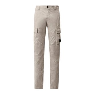 C.P. Company C.p. Company - Cargo Stretch Broek - Heren - Broeken - Grijs - Maat: S Katoen