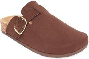 Yoki Gila Faux Suede Buckle Clog in Brown at Nordstrom Rack, Size 8.5