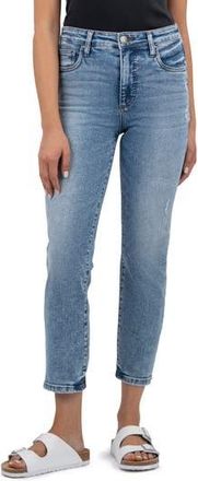 Kut from the Kloth Rachael High Waist Crop Mom Jeans in Equality at Nordstrom Rack, Size 18 (Similar To 14W)