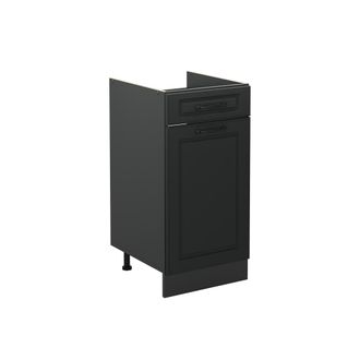 Vicco Mueble Bajo De Cocina R-line, Antracita Casa De Campo/antracita, 40 Cm Sin Encimera, Vicco