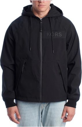 Michael Kors La Tigres Hooded Jacket - Heren - Vesten met rits - Zwart - M - Polyester - Hoodies & sweatvesten