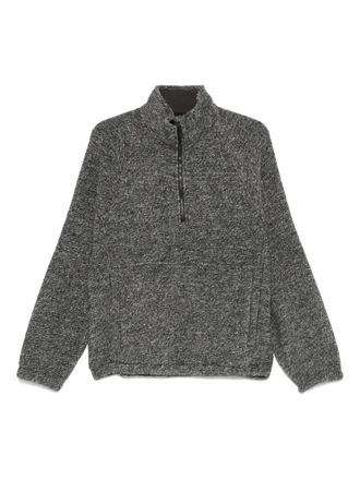St&uuml;ssy Trui met halve rits - Grijs
