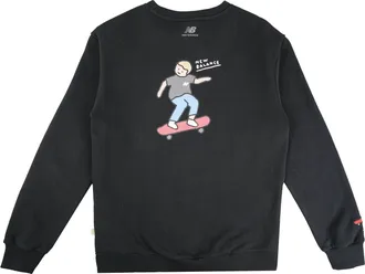 New Balance x DOE Printing Graphic Pullover Asia Sizing Black NCA47111-BK