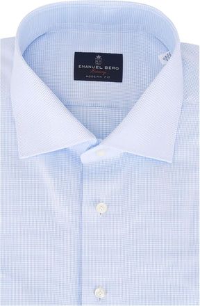 Emanuel Berg Camicia in cotone a fantasia - Blu