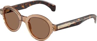 Moncler ME6003 RONDOSA 303773 Mens Sunglasses Brown Size 47