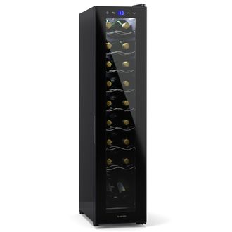 Klarstein Klarstein Shiraz 18 Slim Uno - Frigorifero Per Vini, 18 Bottiglie, 5-18 &deg;c, Controllo Touch