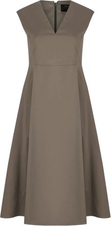 Gran Sasso Abito con scollo a V - Marrone