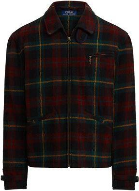 Ralph Lauren Plaid Tweed Newsboy Jacket