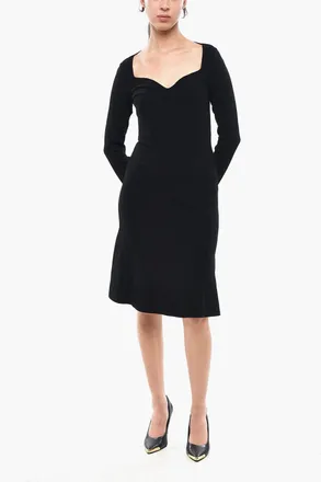 Stella McCartney Flared Dress with Sweetheart Neckline Stella McCartney