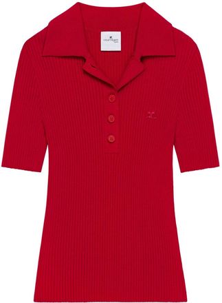 Courrèges Polo Iconic - Rosso