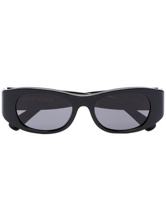 Port Tanger Occhiali da sole Tangerine rettangolari - Nero