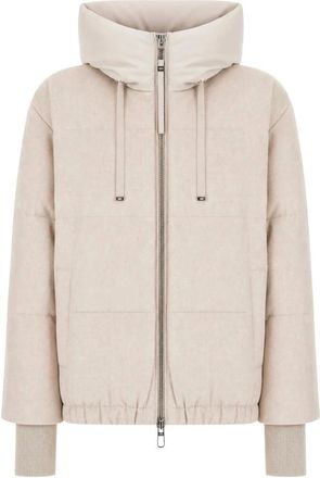 Duno Jassen, Dames, Beige, S, Polyester, Balloon Prato Mestre Down Jacket