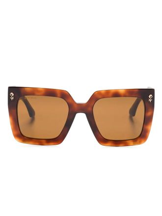 Etro square-frame sunglasses - women - Acetate - 52 - Brown