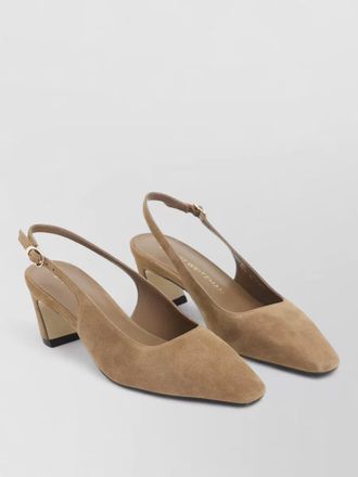 Stuart Weitzman stassi 50 slingback pointed toe mules