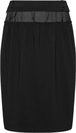 Maison Margiela Dames, Rokken, Zwart, Maat: XS