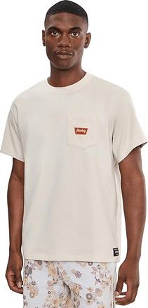 Hurley Built Patch Pocket Short Sleeve Mens T Shirt Bone : 2XL, Cotton