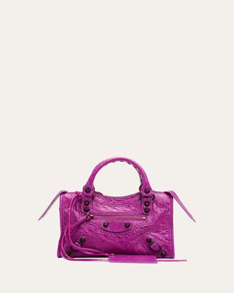 Balenciaga Le City Mini Leather Top-Handle Bag