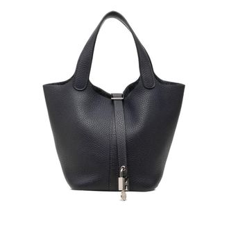 Herm&egrave;s Pre-owned Hermes Clemence Picotin Lock 18 Satchel Unisex 3KPKE75J3W230DFJ