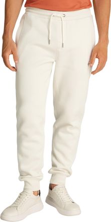 Calvin Klein Mens Long Joggers, Off-White (Ivory), L