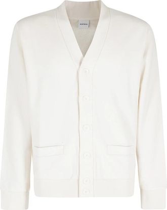 Aspesi Cardigans - Heren - Vesten - Wit - XL - Truien & Vesten